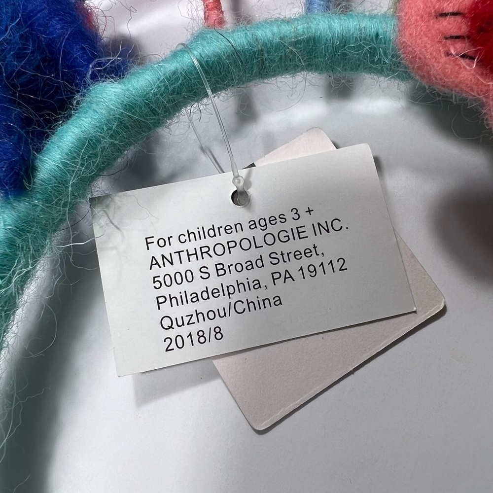 NWT Anthropologie Wool Felted Character Headband - Picture 5 of 6